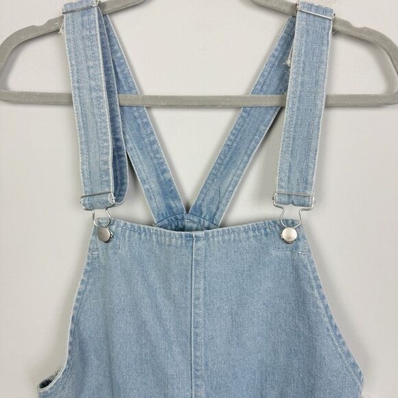 ALTAR’D STATE | NEW Blue Jean Denim Jumper Overall Dress Women’s Size Small - Picture 4 of 10